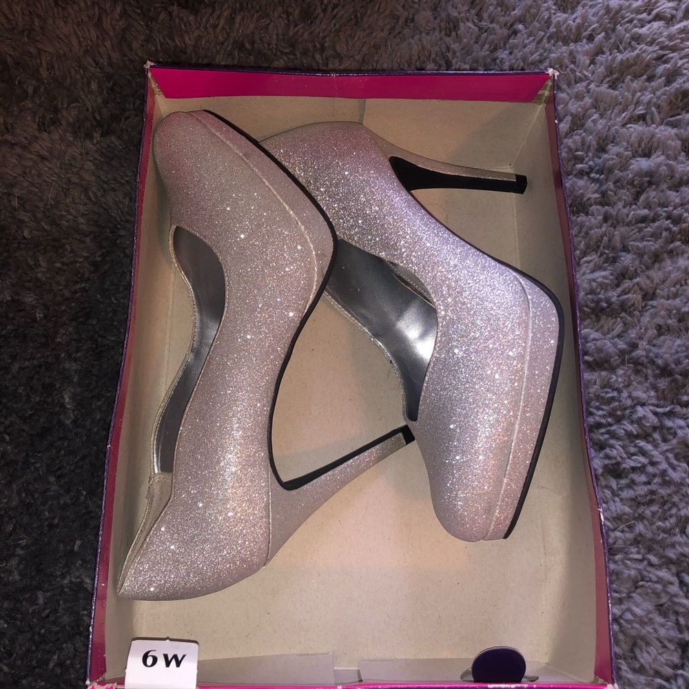 glitter heels